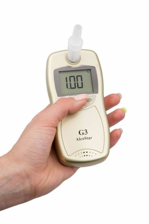 Алкотестер AlcoStar G3 с сертификатом о поверке