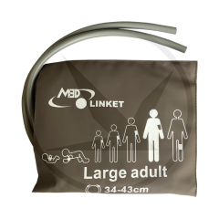 Манжета многоразовая двухтрубочная для НиАД, ø 34-43 см.