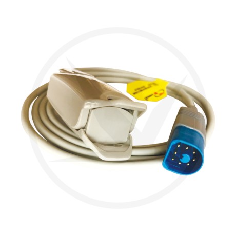 Многоразовый датчик сатурации и плетизмограммы (SpO2) Philips (для взрослых, короткий). Арт. S0015B-S