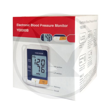 Тонометр YE8300B, на запястье