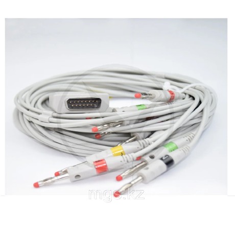 Кабель ЭКГ Мarquette |GEMS| (MAC 1200, IEC, Banana) 008BBI