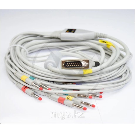 Кабель ЭКГ (Philips, IEC, DIN 3.0) Арт. 018BCI