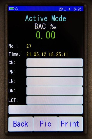 Алкотестер Alcostop 8000S с сертификатом о поверке