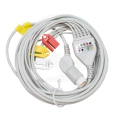 Кабель ЭКГ монитора Philips (5 отв., IEC, Snap) Арт. EA023C5I