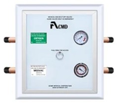 Контрольно-отключающее устройство (КОУ) с манометром на 2 газа