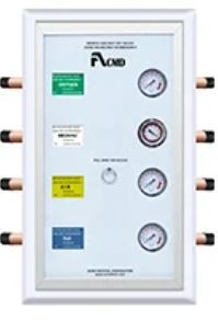 Контрольно-отключающее устройство (КОУ) с манометром на 4 газа