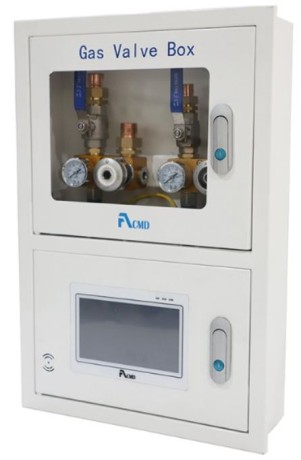 Редукционный шкаф с сигнализацией на 3 газа