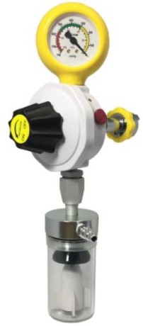 Вакуумный регулятор французского стандарта с адаптером DIN