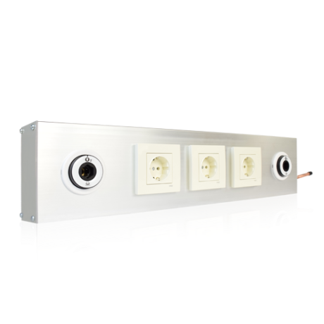 Консоль с двумя газовыми клапанами