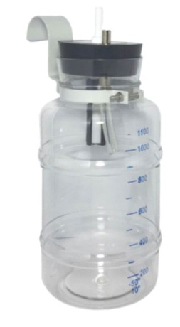 Бутыль сборная для вакуумной аспирации автоклавируемая, 1 литр