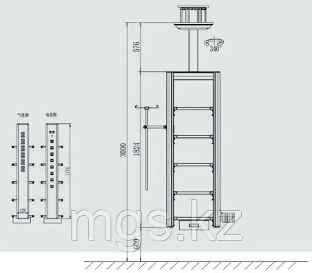 Консоль потолочная прикроватная мод. TP-ICU-1