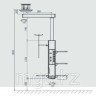 Операционная потолочная консоль одноплечевая TPF-S1