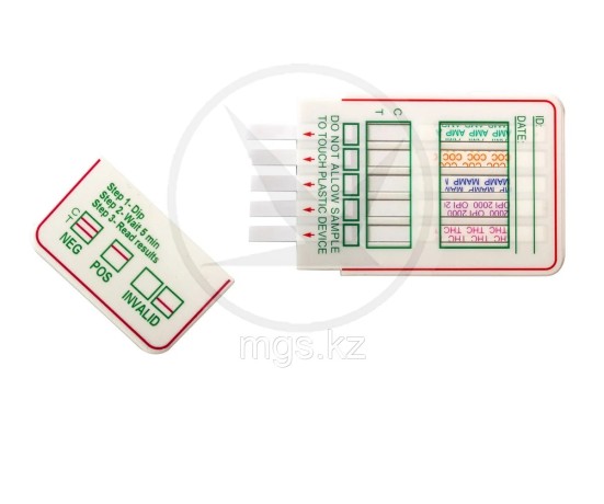 Тест-кассета наркотест на 5 наркотических веществ