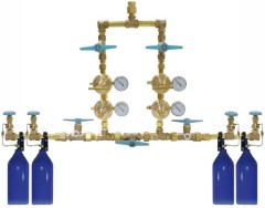 Газовая рампа на 4 (2+2) баллона