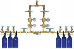 Газовая рампа на 6 (3+3) баллона