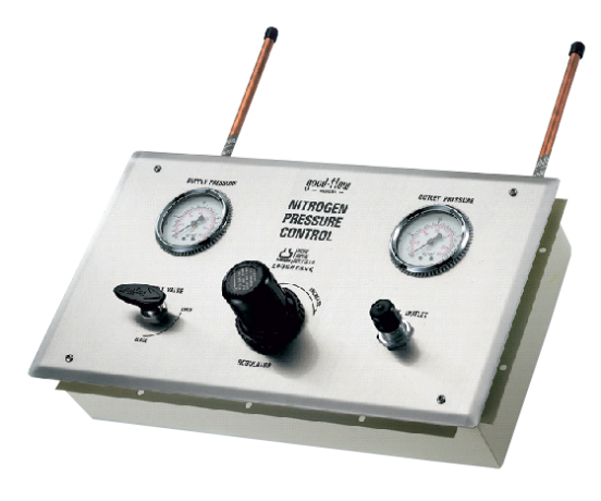 Панель управления давлением азота
